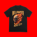 Merc City “Hellraiser” Flame Skull Streetwear Tee