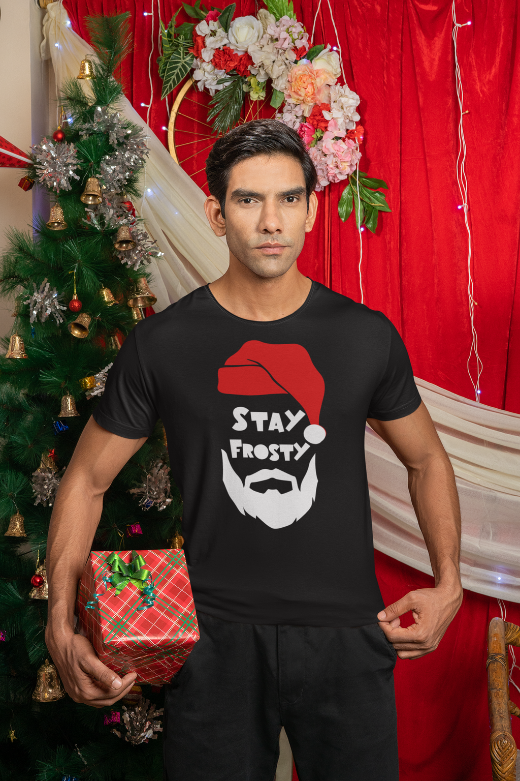 Stay Frosty Christmas Tee