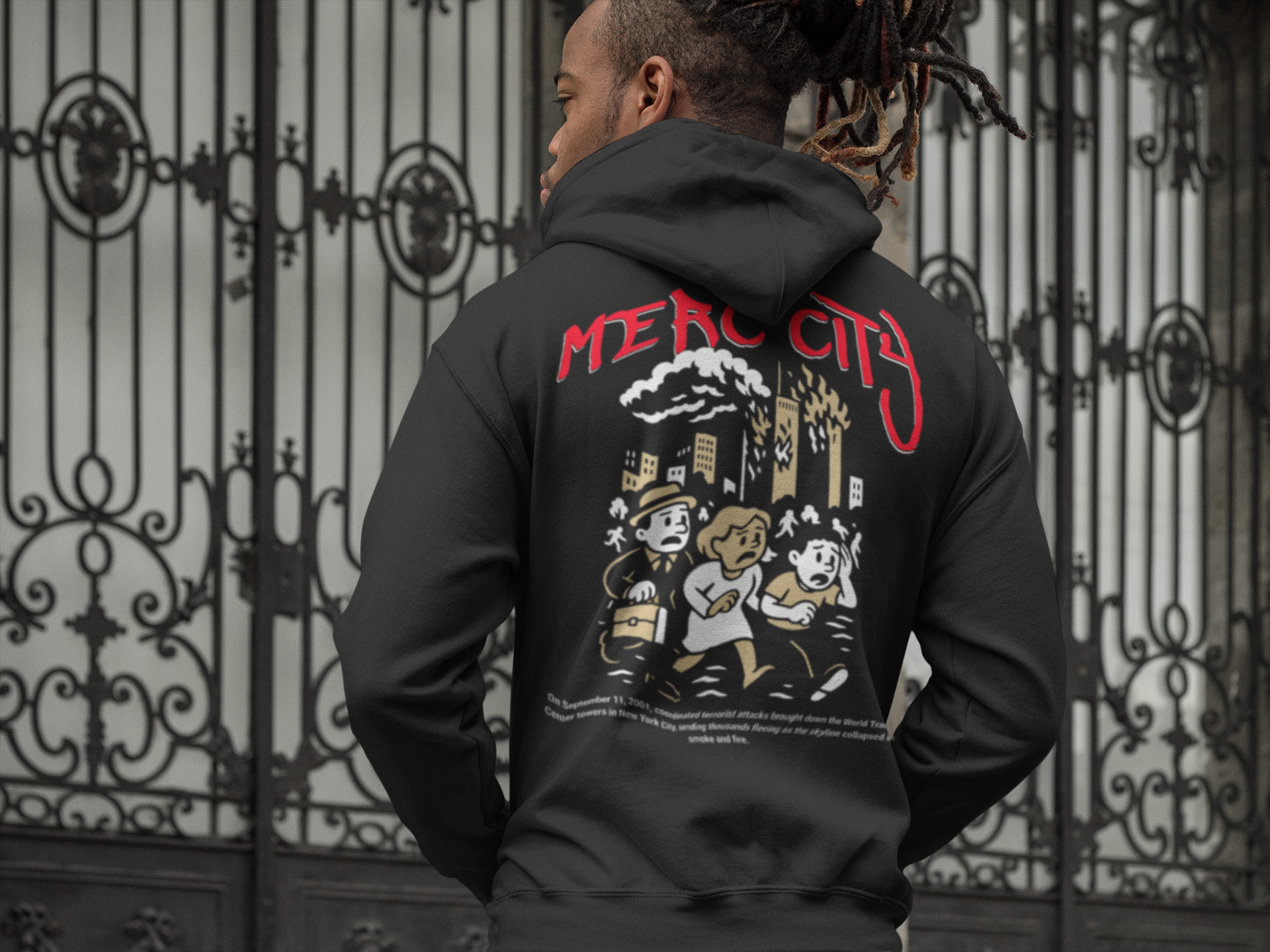 Merc City Fallen Towers Memorial Hoodie
