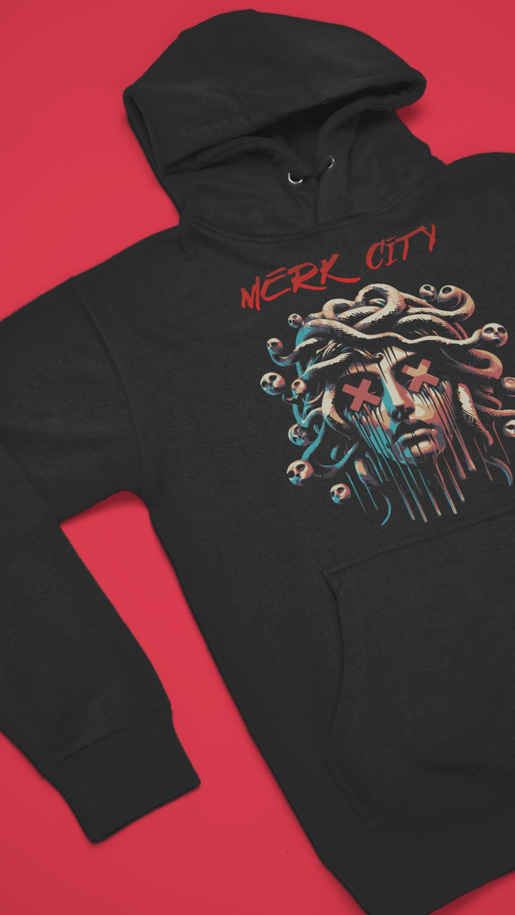 Merk City Medusa Drip Hoodie