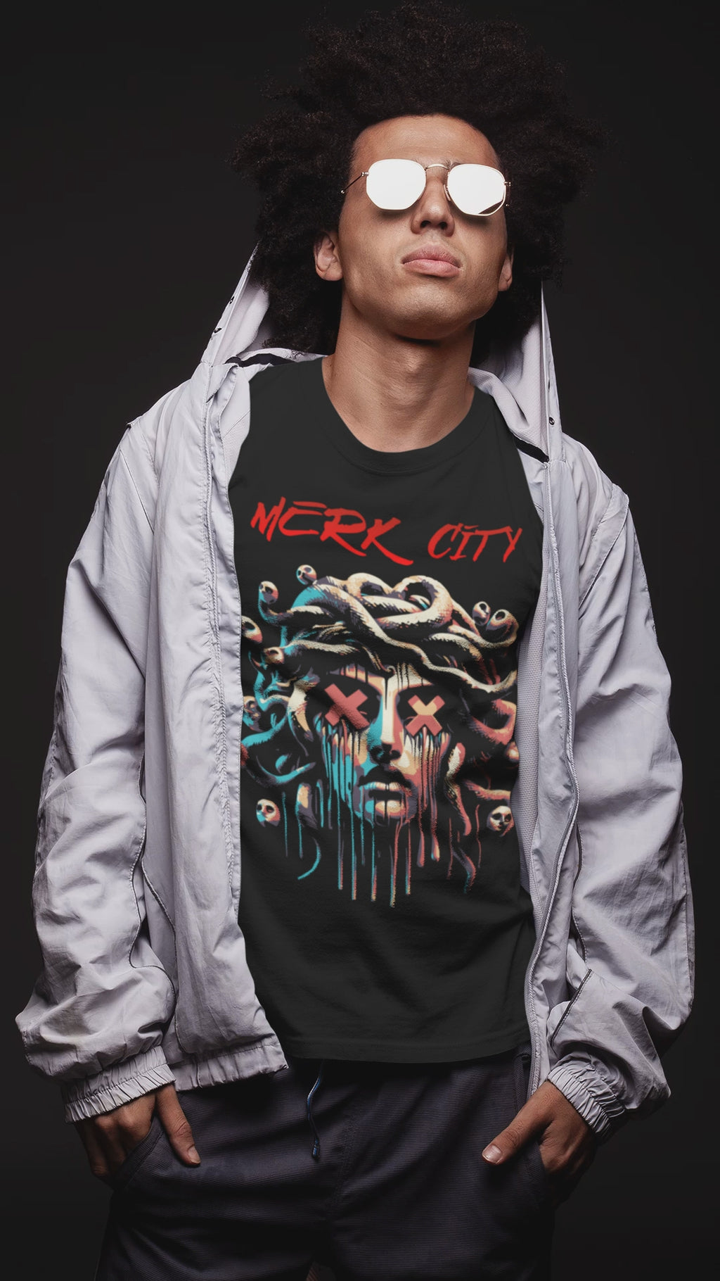 Merk City Medusa Drip T-Shirt