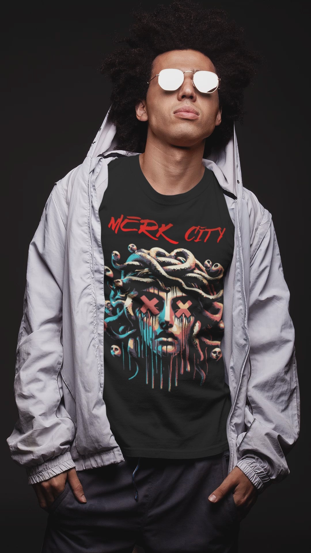 Merk City Medusa Drip T-Shirt