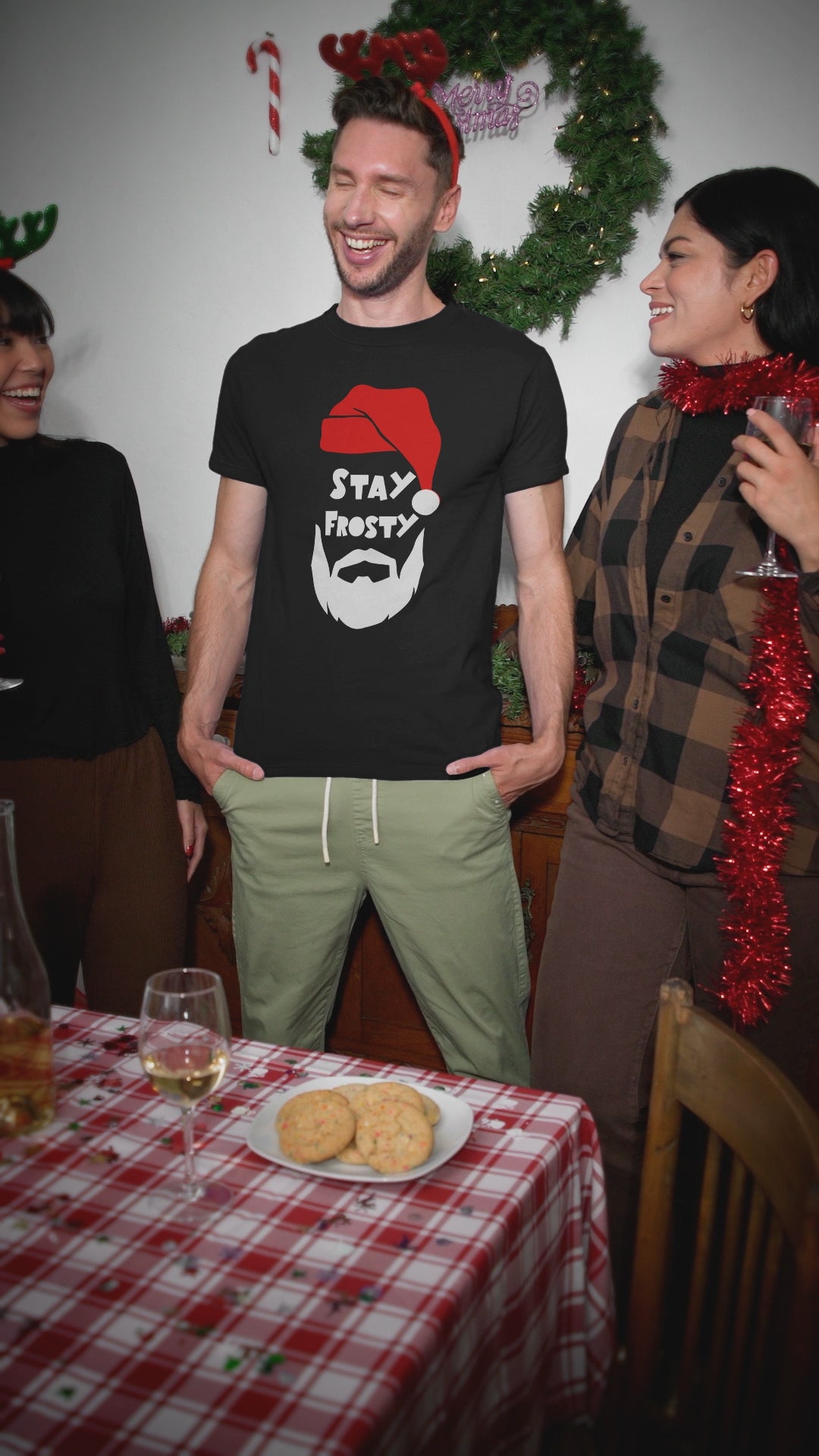 Stay Frosty Christmas Tee