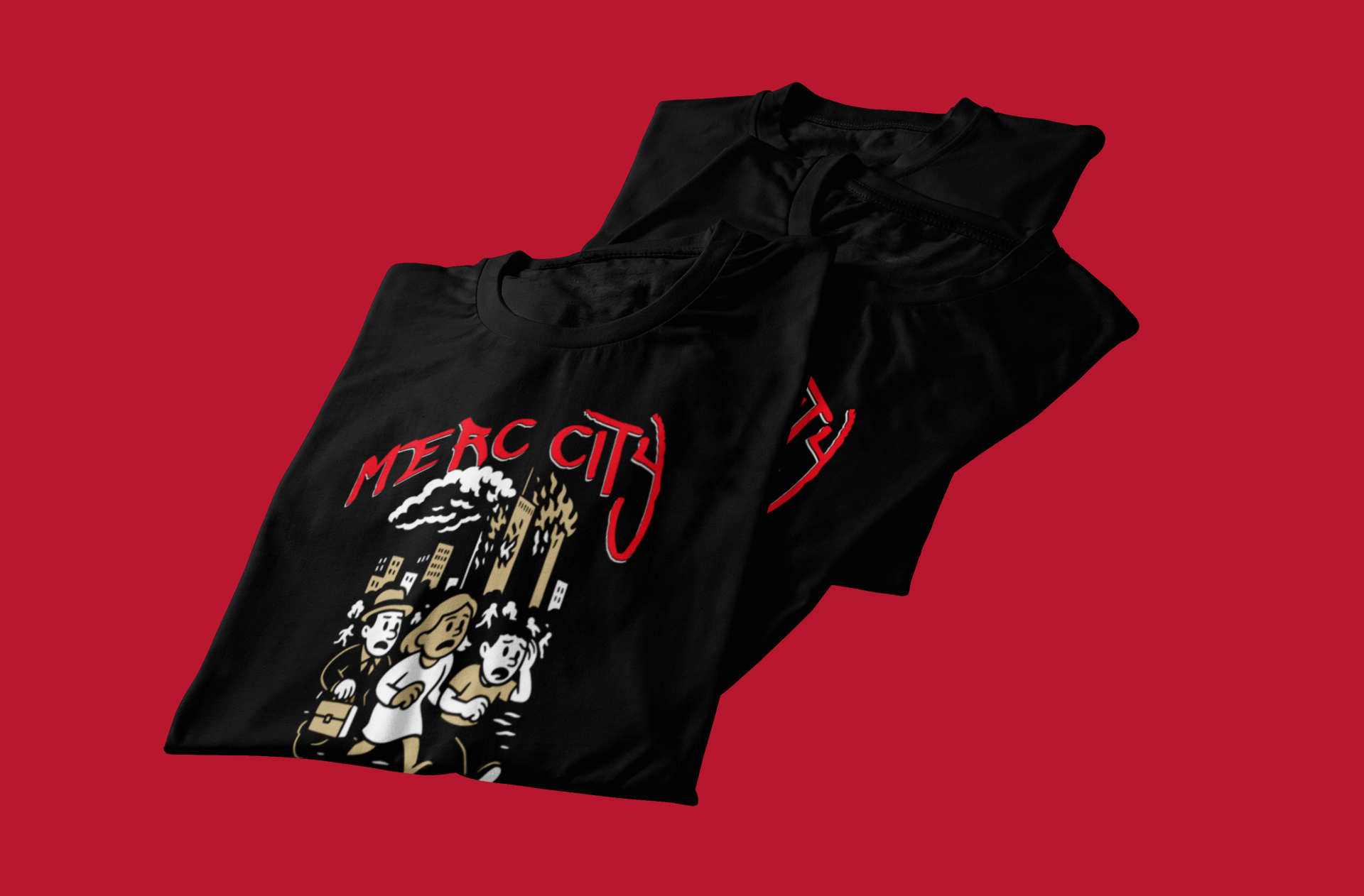 Merc City 9/11 Tribute Tee – Chaos, Courage & History