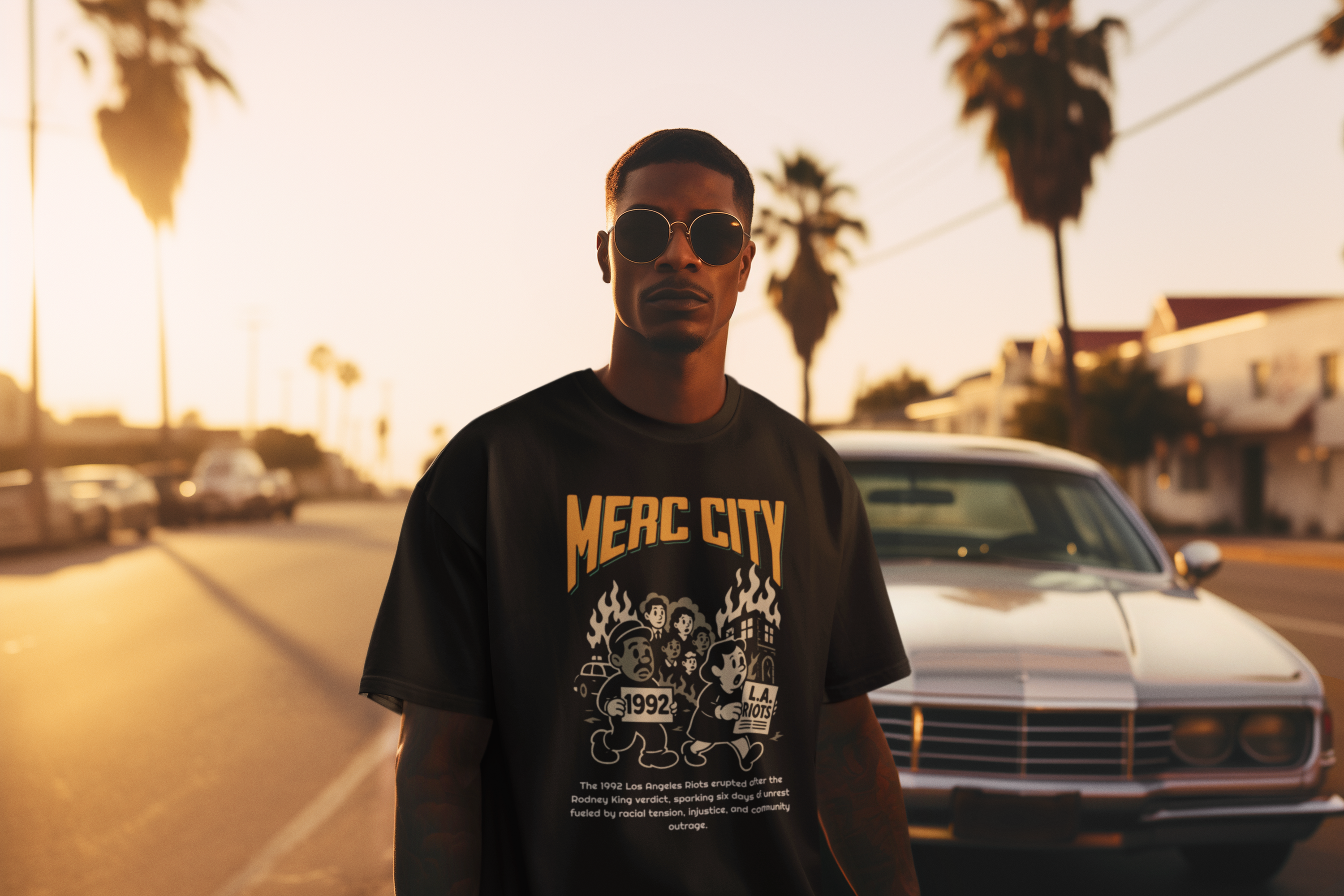 Merc City 1992 L.A. Uprising Tee