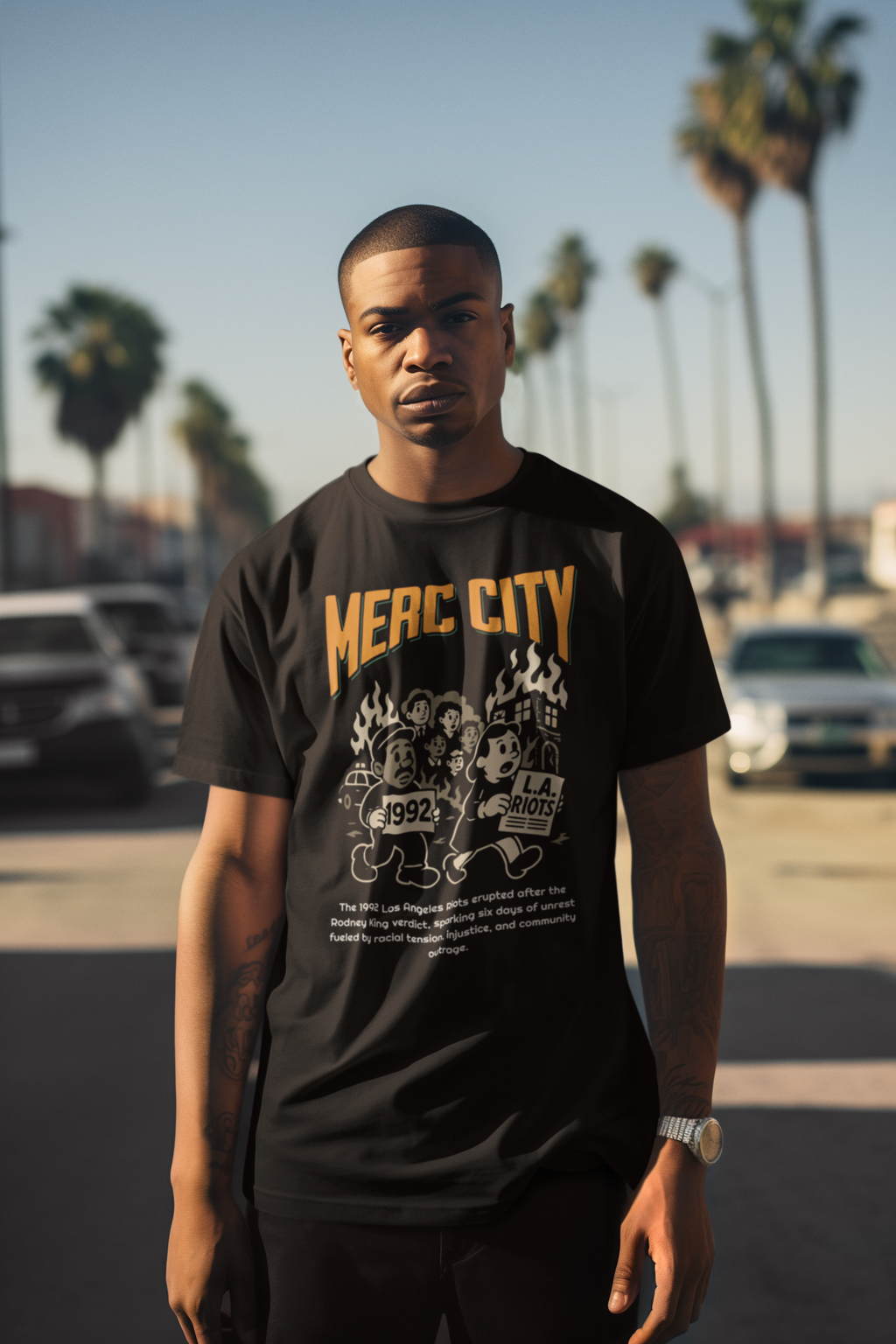 Merc City 1992 L.A. Uprising Tee